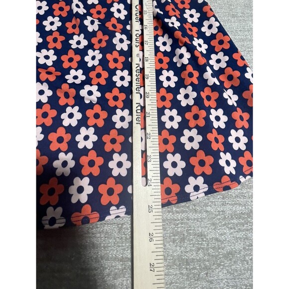 Dot Dot Smile Dress Girl’s Size 5/6 Blue Floral Short Sleeve Graphic - Picture 8 of 10